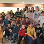 Alumnos del CEIP Canosa-Rus en el museo melga